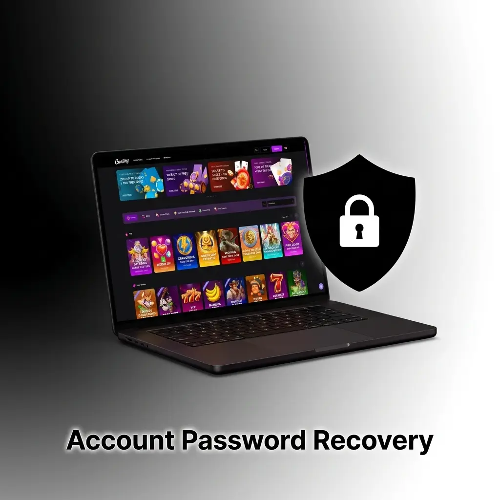 Password recovery screen on a mobile app