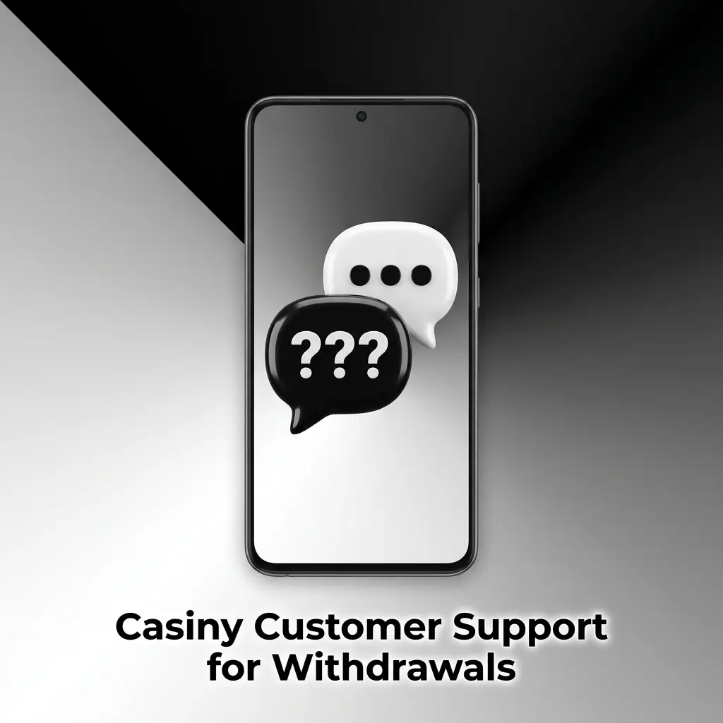 Casiny customer support team assisting with withdrawals
