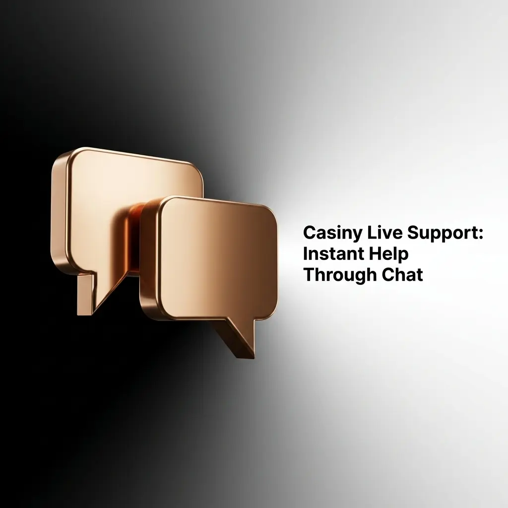 Casiny live chat support agent assisting a player