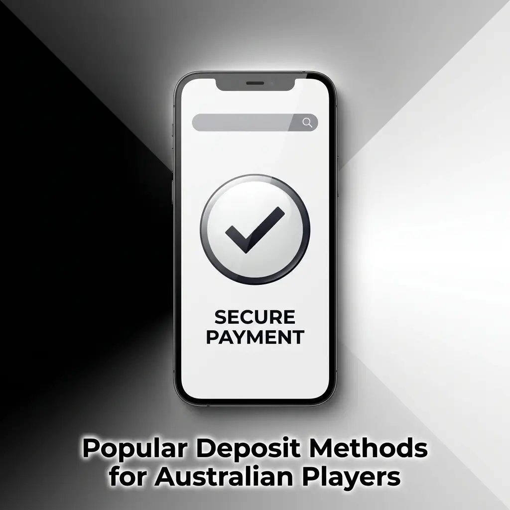 Popular deposit methods for Australian players including cards, e-wallets and cryptocurrency