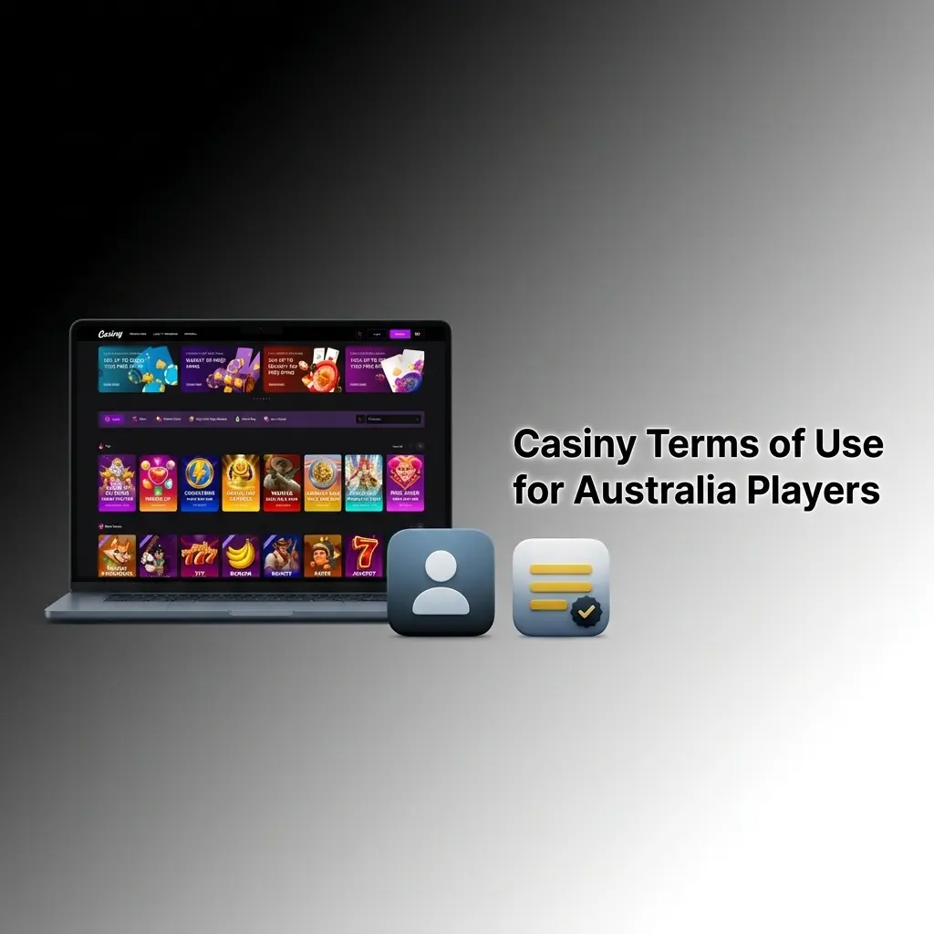 Casiny terms of use document for Australian players