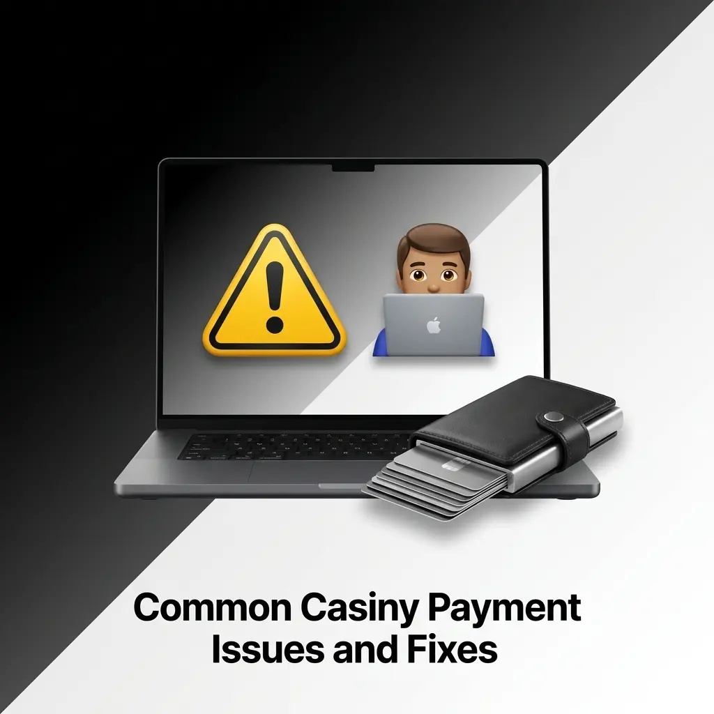 Casiny cashier screen showing payment troubleshooting