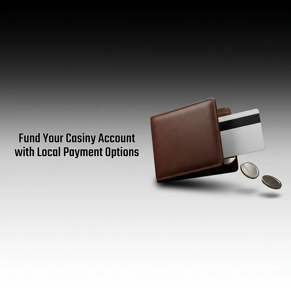 Secure local payment methods available for Casiny account funding