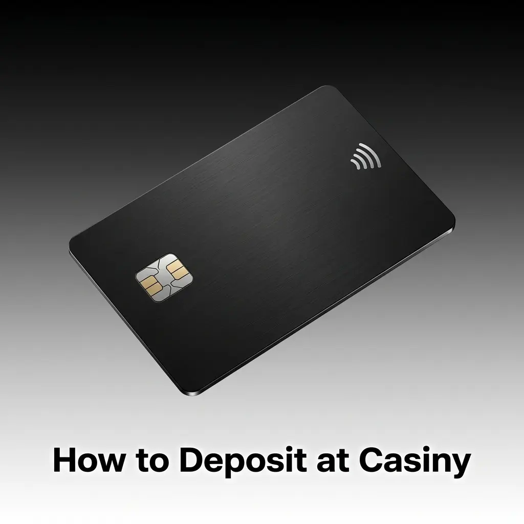 Casiny deposit screen showing payment methods