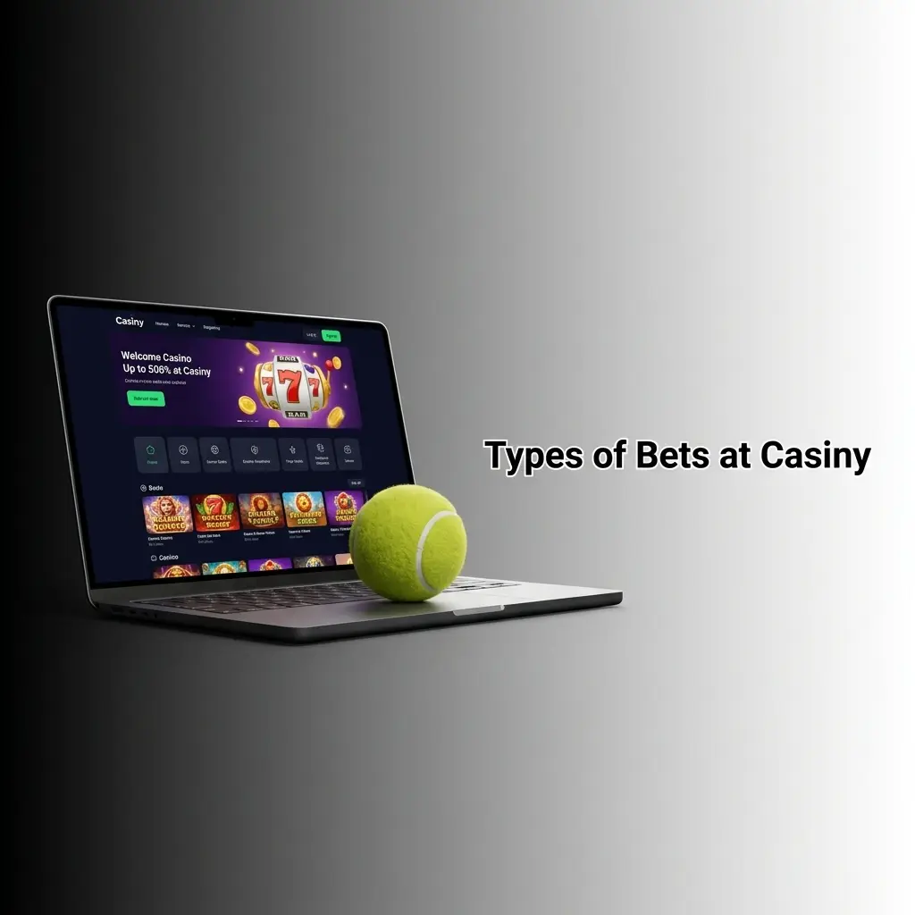 Types of sports bets available at Casiny